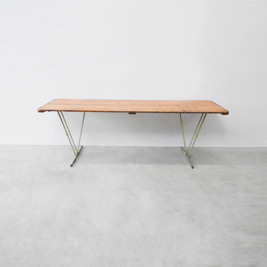 Rustic Timber Trestle Table