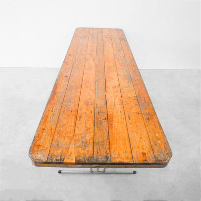 Rustic Timber Trestle Table