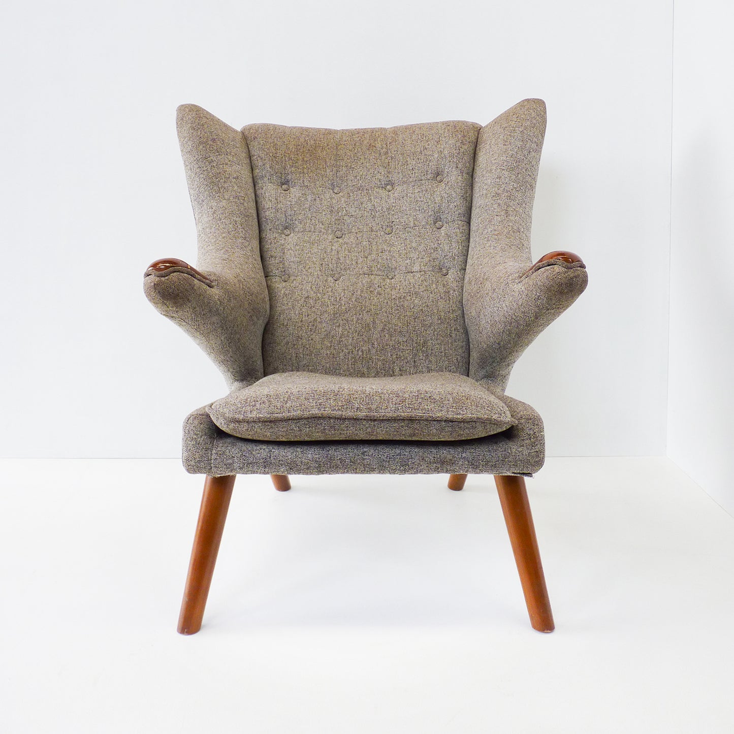 Grey Wingback Armchair