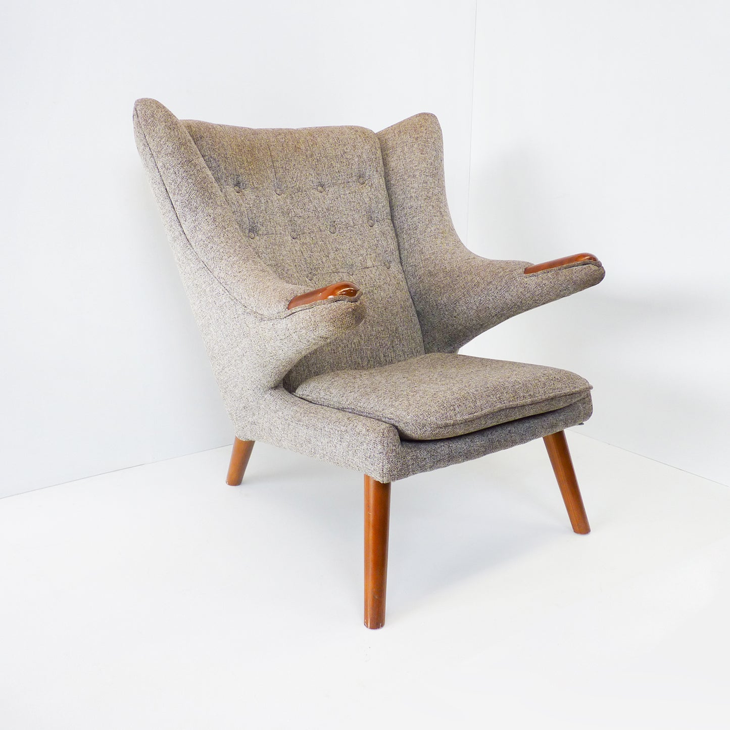 Grey Wingback Armchair
