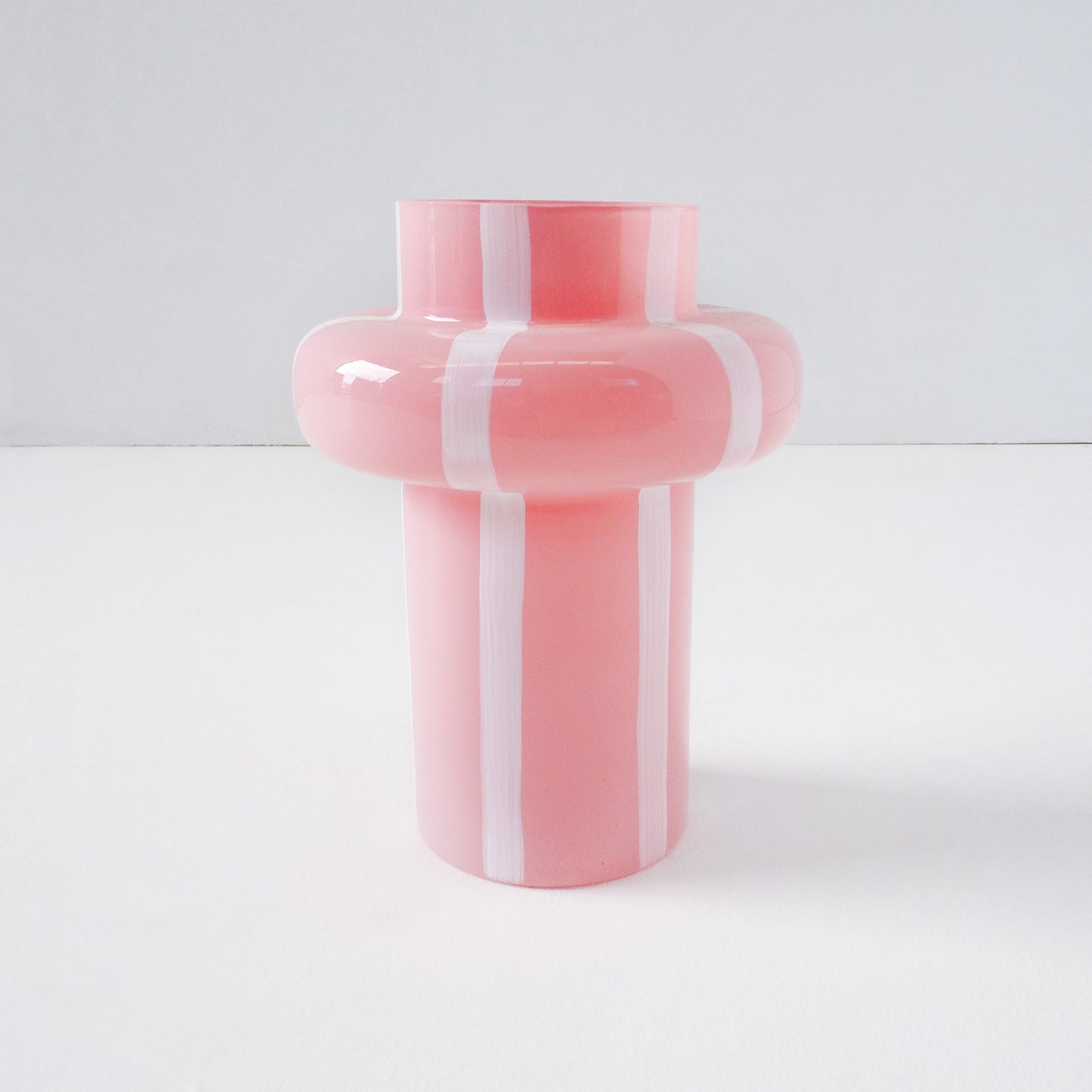 Pink Cylindrical Vase