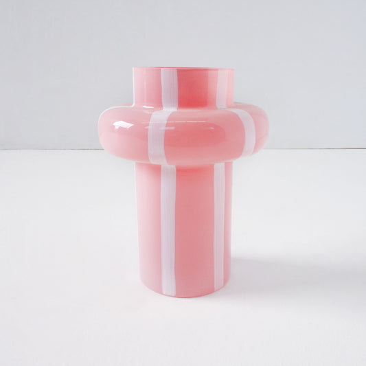 Pink Cylindrical Vase