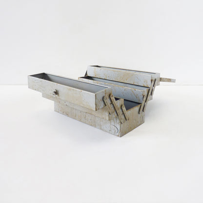 Grey Metal Expanding Toolbox