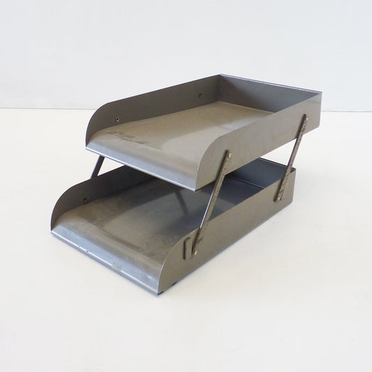 Vintage In/Out Tray