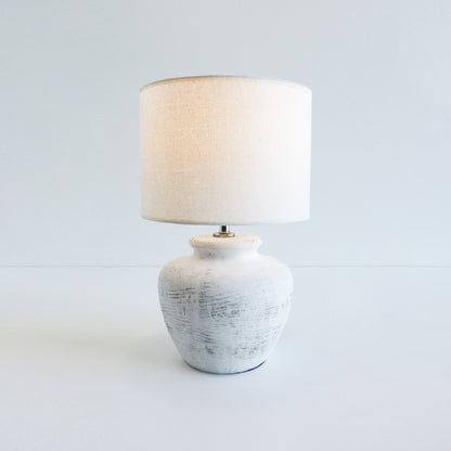 Brushed Ceramic Lamp