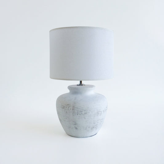 Brushed Ceramic Lamp