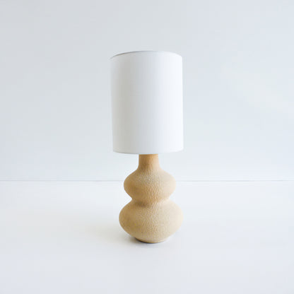 Cream Scalloped Lamp