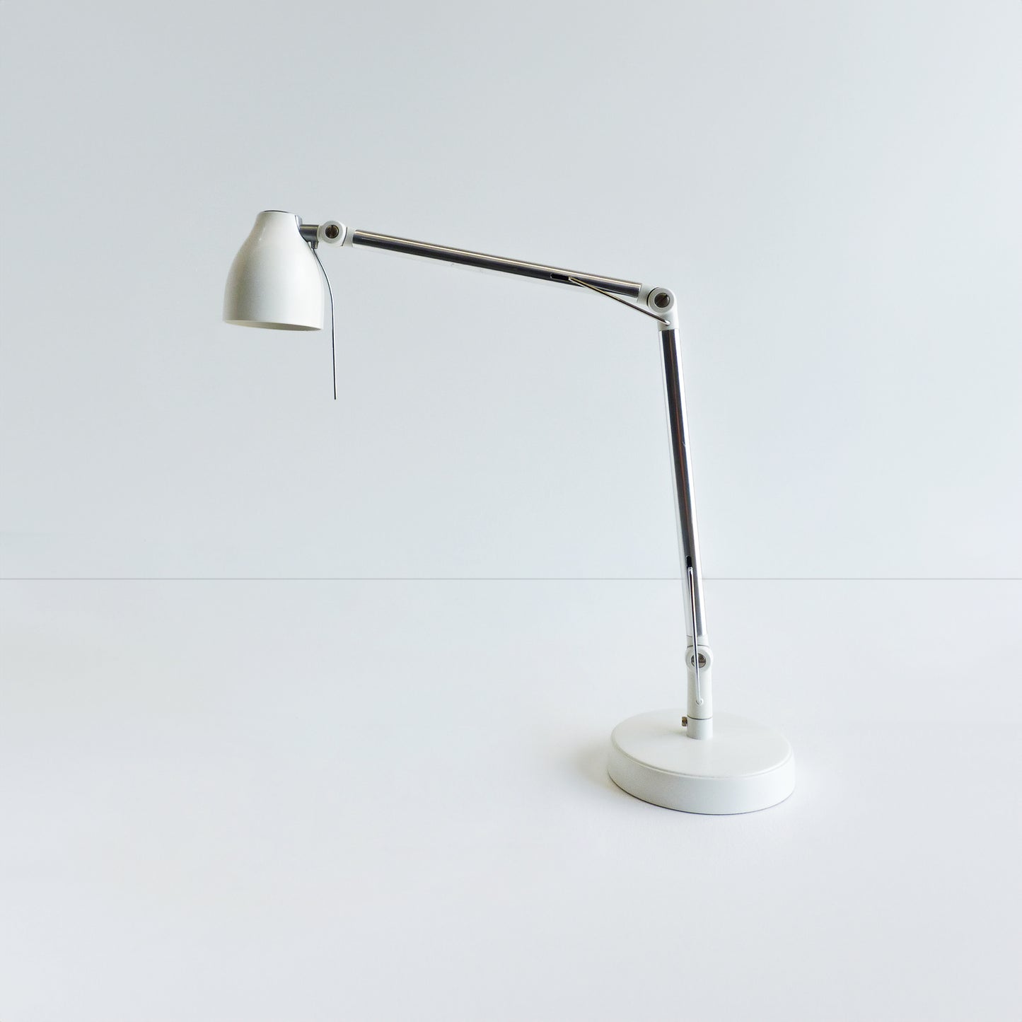 White Swing Arm Lamp