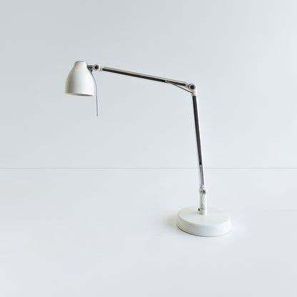 White Swing Arm Lamp