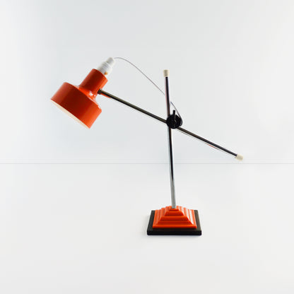 Orange Vintage Desk Lamp