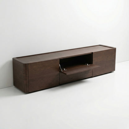Dark Wood TV Entertainment Unit