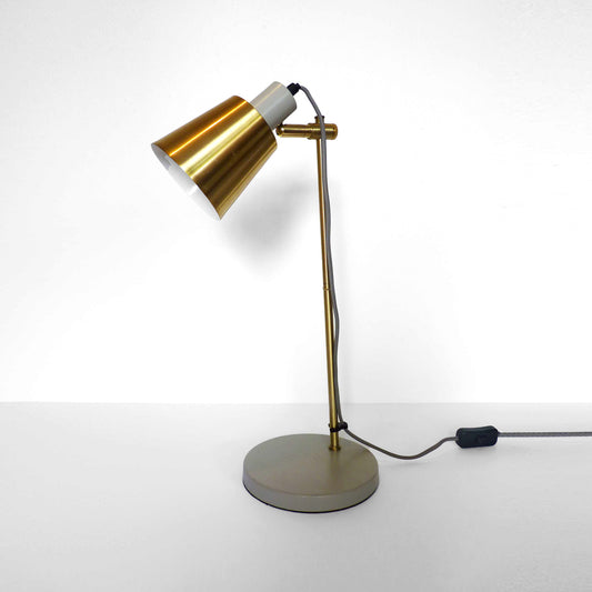 Gold Metal Desk Lamp