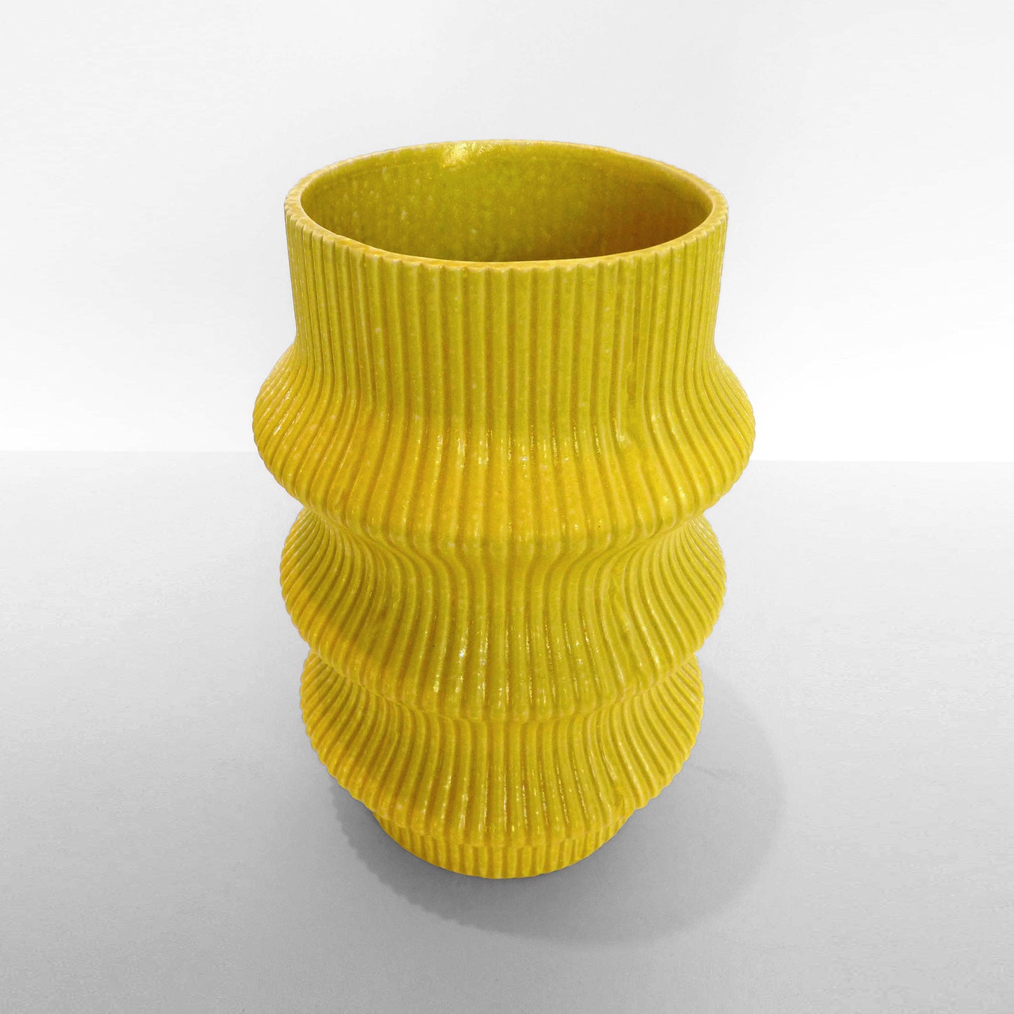 Yellow Ceramic Vase
