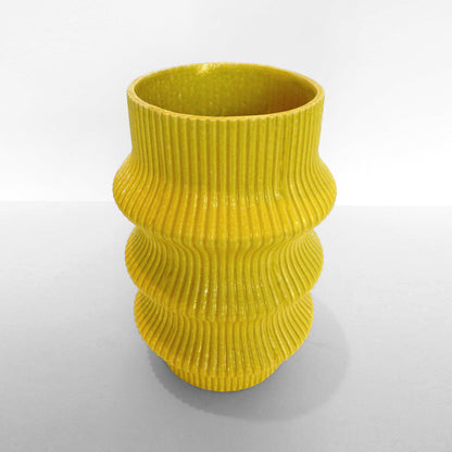 Yellow Ceramic Vase