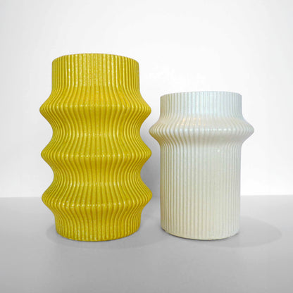 Yellow Ceramic Vase