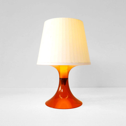Small Orange Desk Lamp