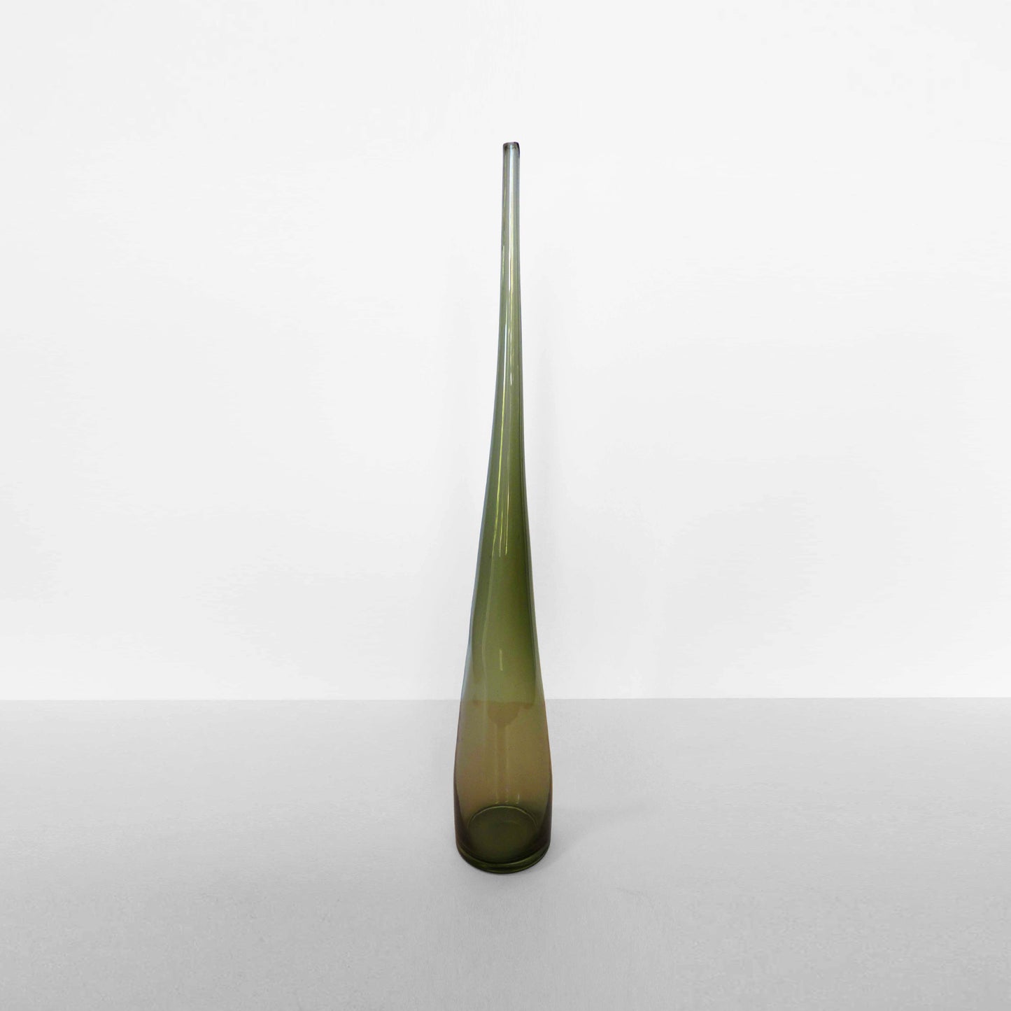 Tall Flute Glass Vase