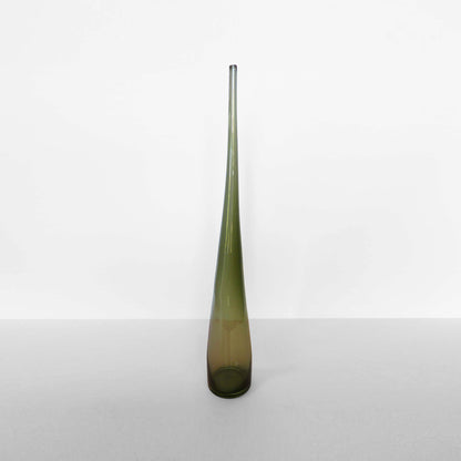 Tall Flute Glass Vase