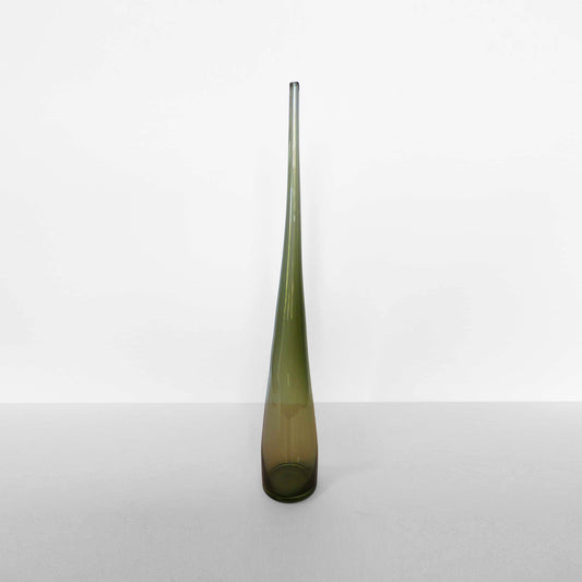 Tall Flute Glass Vase