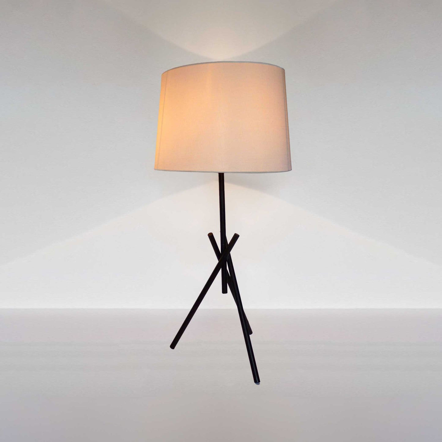 Tall Tripod Bedside Lamp