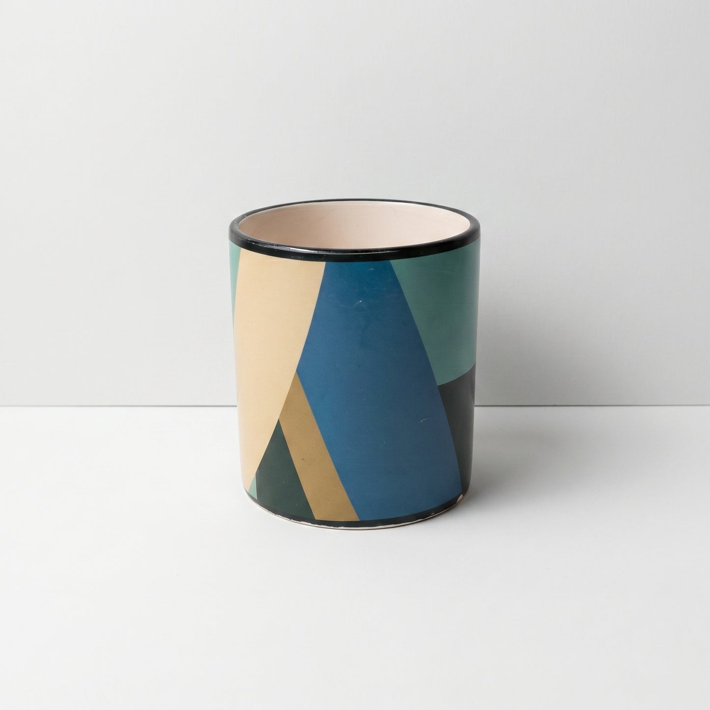 Geometric Ceramic Pot