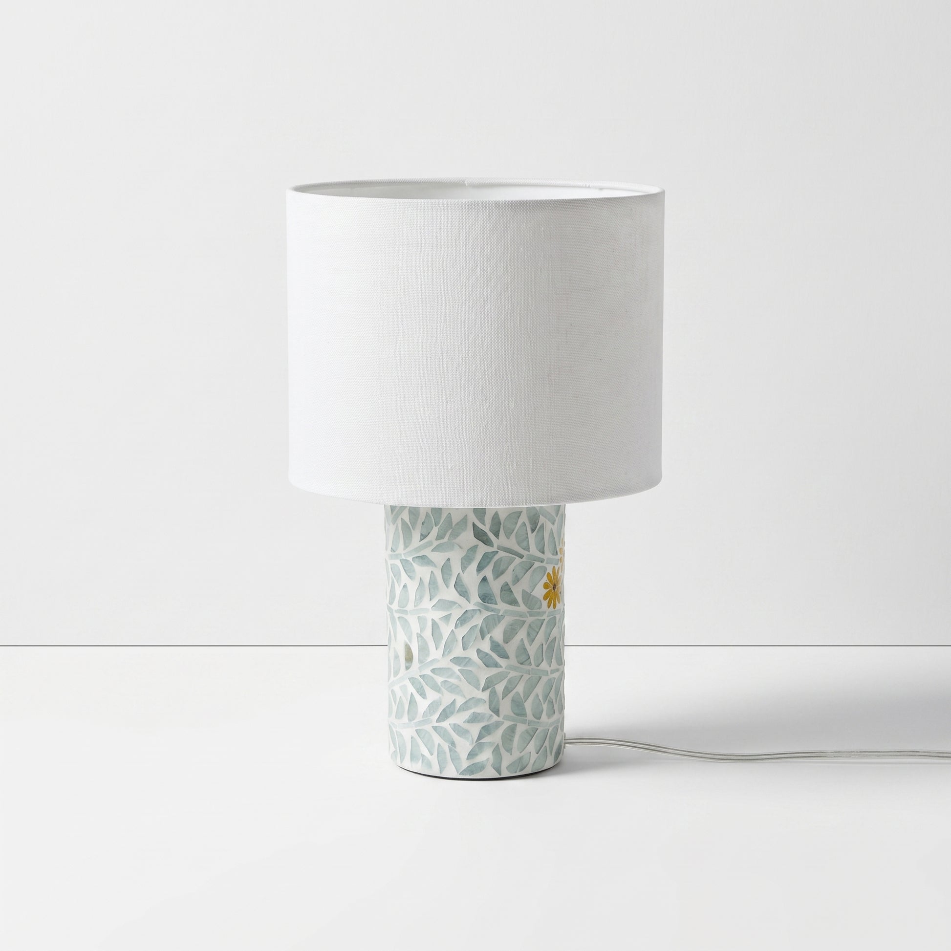 Mosaic Leaf Table Lamp