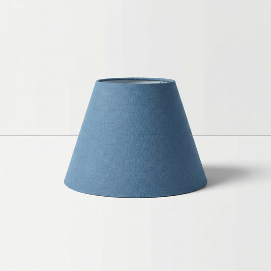 Blue Fabric Lampshade