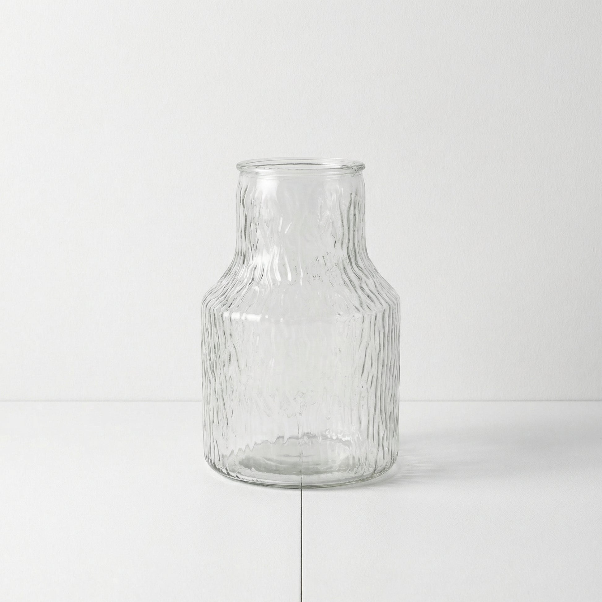 Textured Glass Vase
