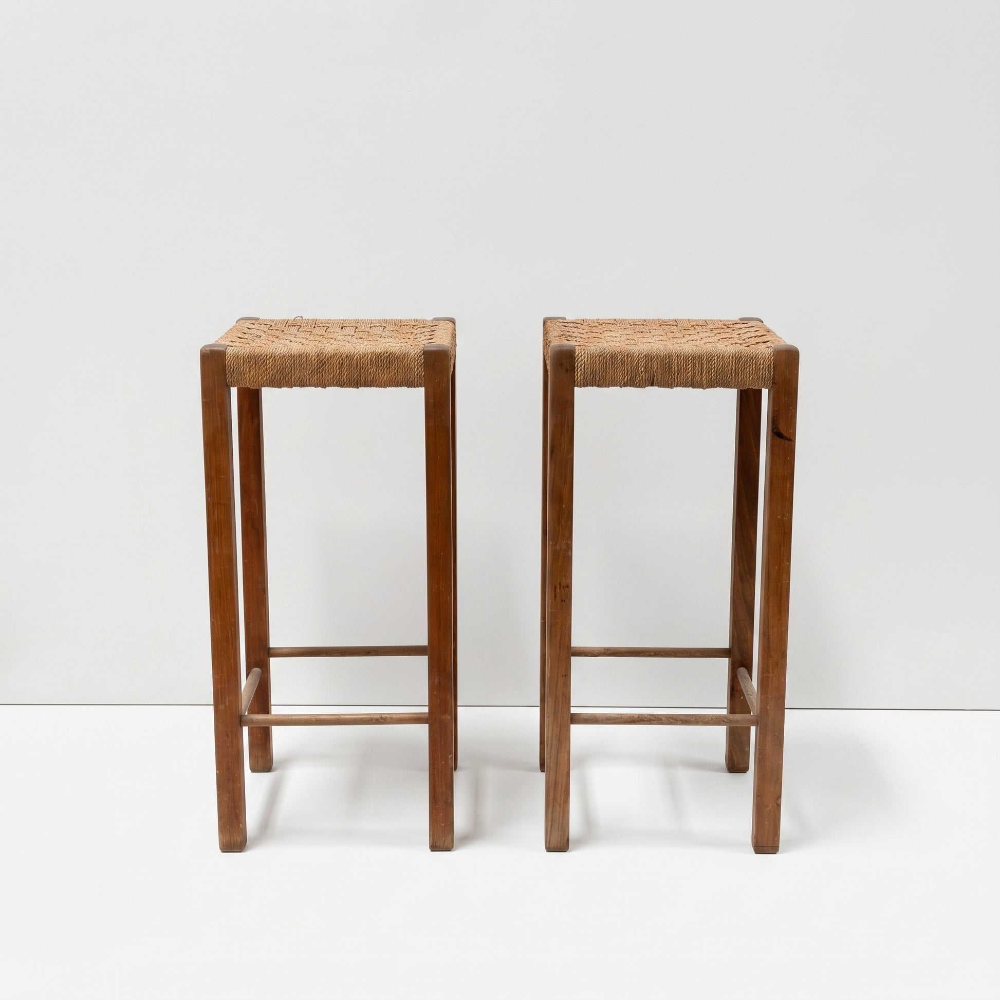 Timber Woven Bar Stools