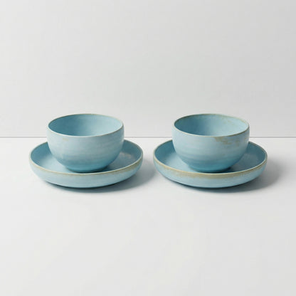 Blue Ceramic Dinner Set