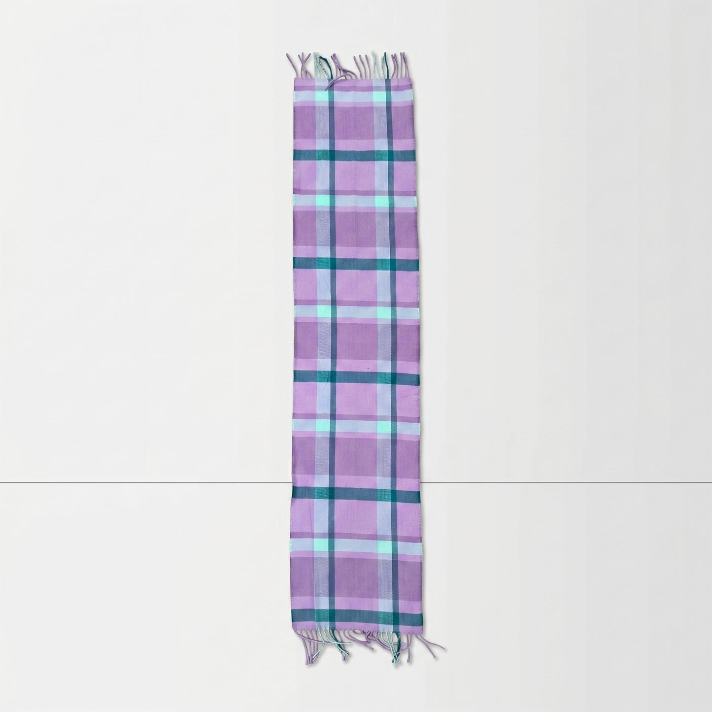 Purple Plaid Scarf