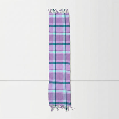 Purple Plaid Scarf