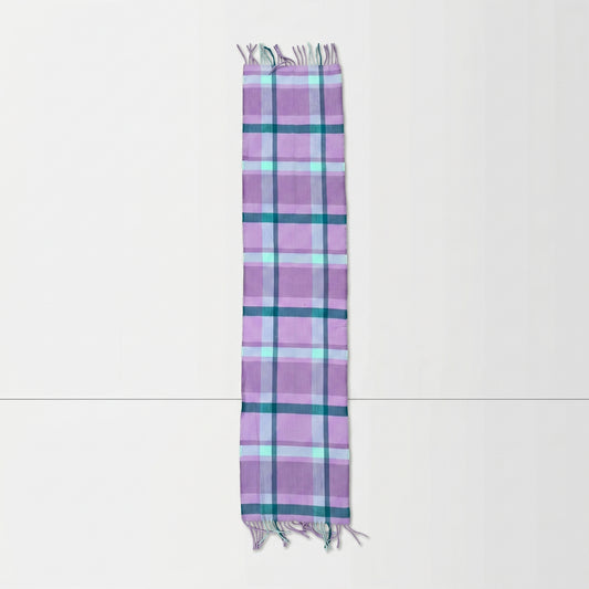 Purple Plaid Scarf