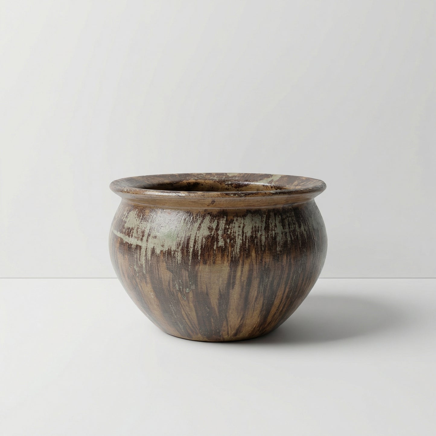 Earth Toned Ceramic Pot