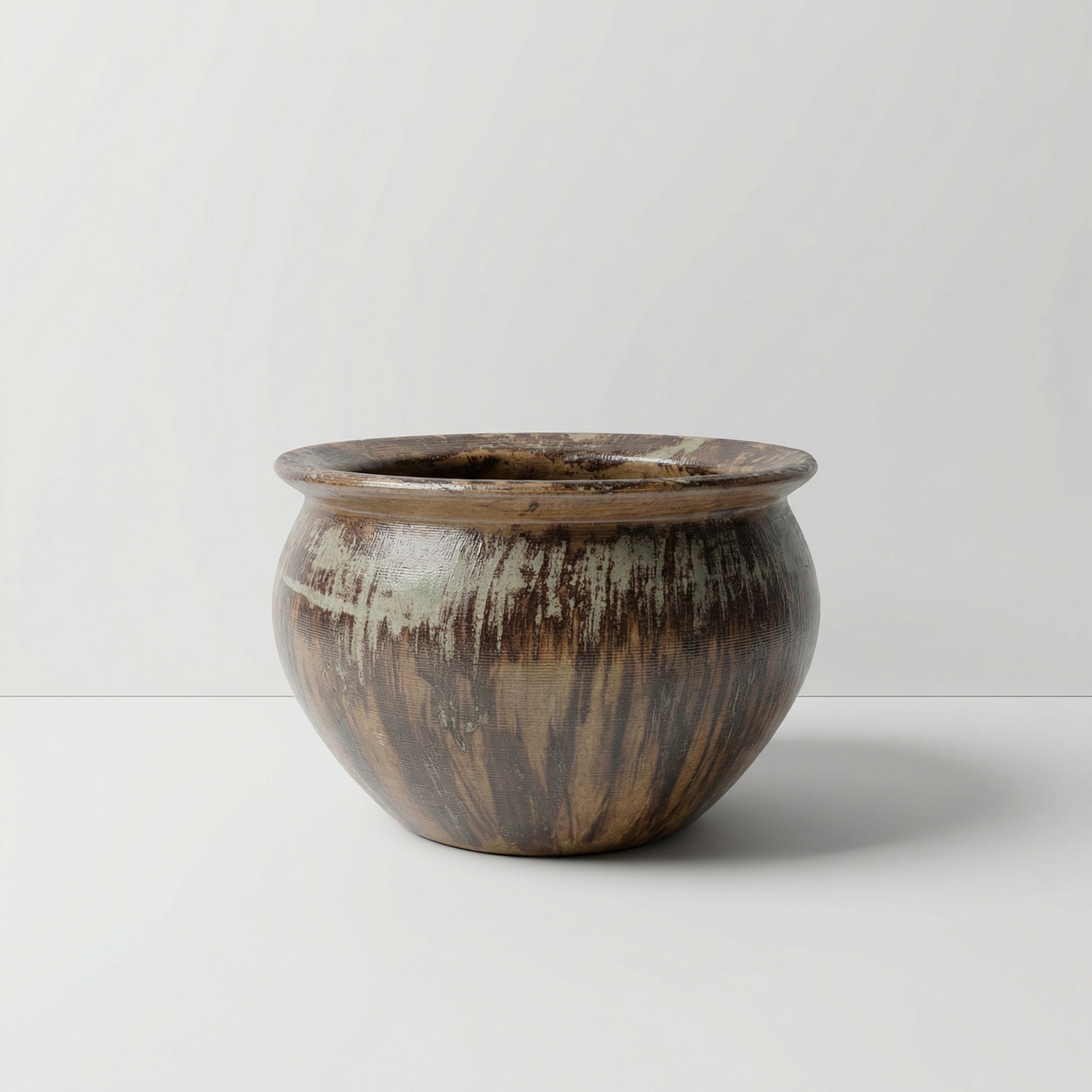 Earth Toned Ceramic Pot