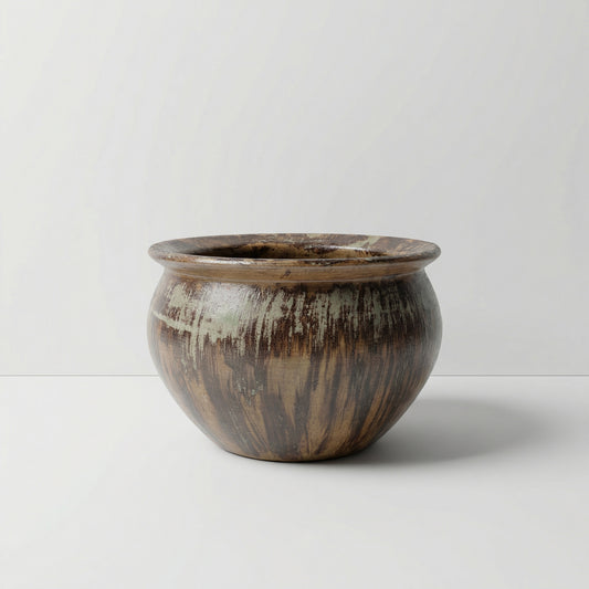 Earth Toned Ceramic Pot