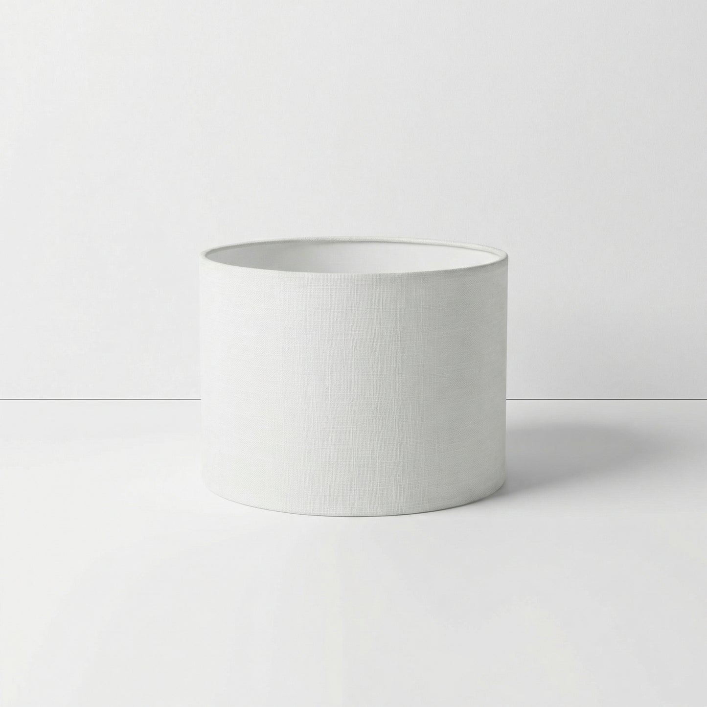 White Drum Lampshade