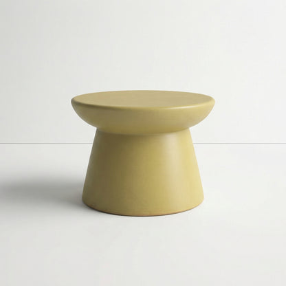 Mustard Funnel Side Table