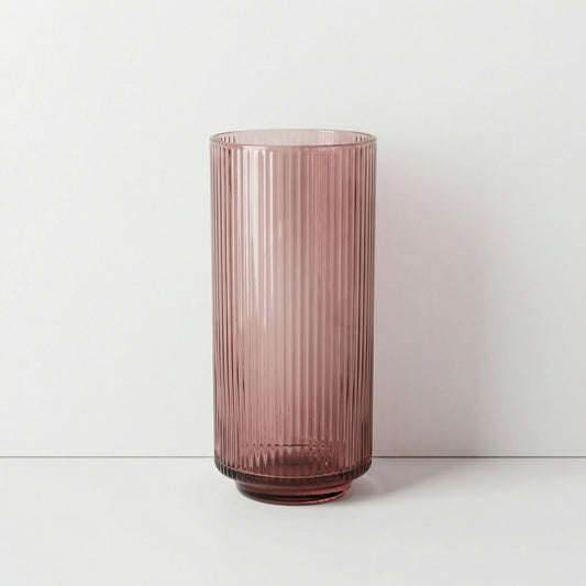 Mauve Fluted Tumbler