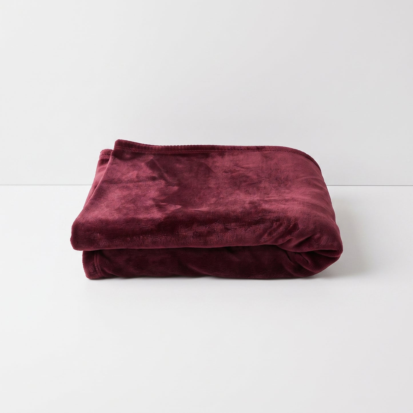 Burgundy Velvet Throw