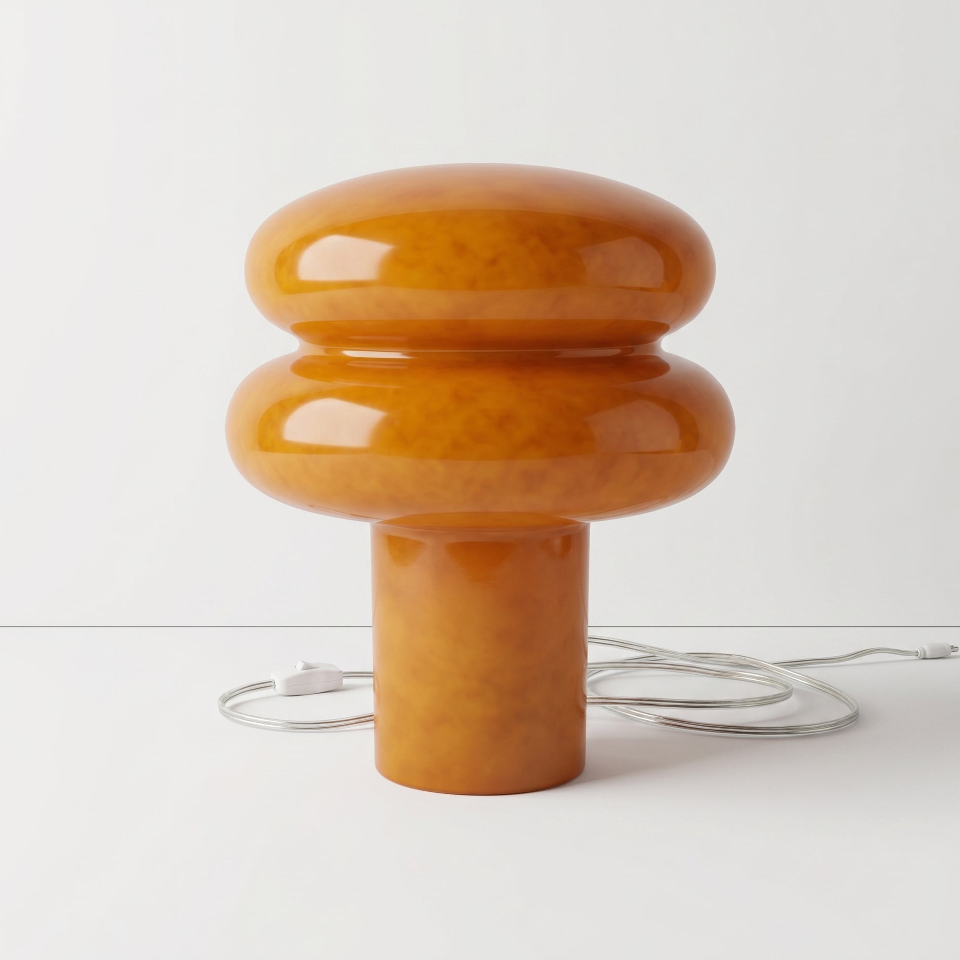 Orange Mushroom Table Lamp