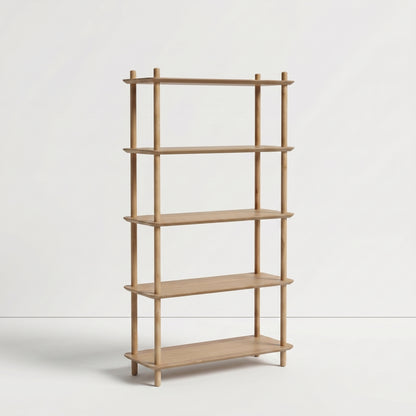 Modern Timber Shelving Unit