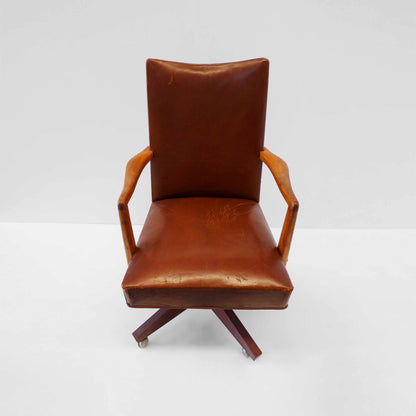 Vintage Leather Office Chair