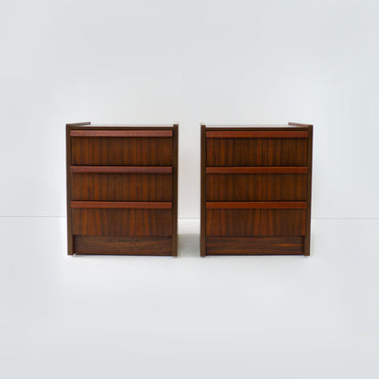 Mid Century Modern Bedside Tables Set