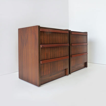 Mid Century Modern Bedside Tables Set
