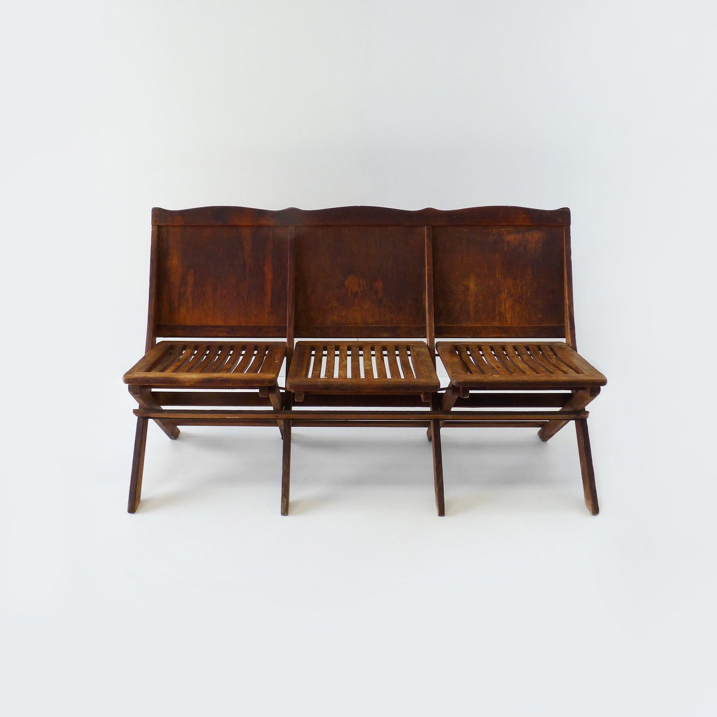 3-Seat Folding Theatre Bench Seats