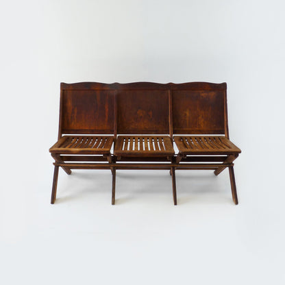 3-Seat Folding Theatre Bench Seats