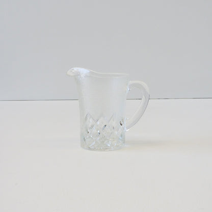 Vintage Frosted Glass Jug
