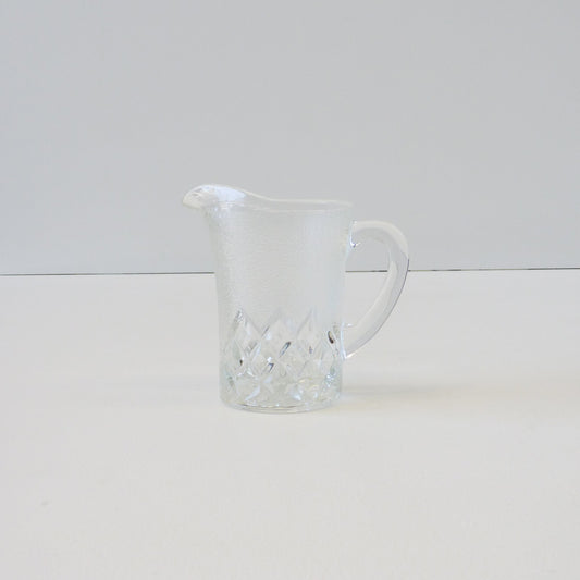 Vintage Frosted Glass Jug