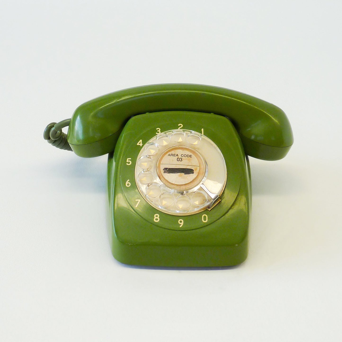 Vintage Green Rotary Phone